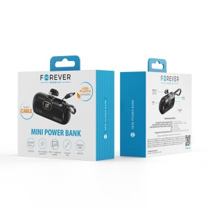 Forever mini power bank MTB-100 22.5W 5000 mAh Lightning czarny 21