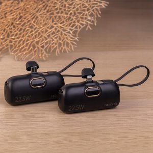 Forever mini power bank MTB-100 22.5W 5000 mAh Lightning czarny 3