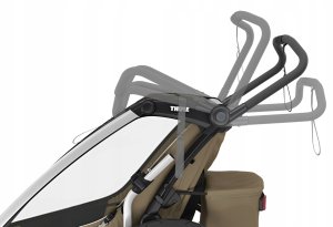 Thule Chariot Cross 2 Podwójna przyczepa rowerowa | G3 ciemny łupek 7