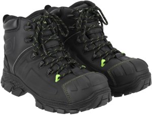 Stalco TRZEWIK ROBOCZY SKÓRZANY OBUWIE BEZPIECZNE PODNOSEK KOMPOZYT WKŁADKA KEVLAR PODESZWA OLEJOODPORNA ANTYELEKTROSTATYCZNA ODBLASKI HULK S3 SRC 44 5