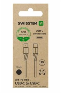 Kabel USB Swissten 71506301ECO* kabel USB 1,2 m USB C Czarny 2