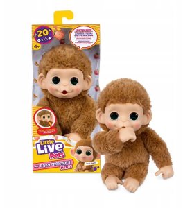 Cobi Little Live Pets - Mini Małpka Pepi Peach 2