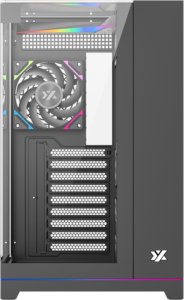 Obudowa XYZ PC GEAR Tesseract ARGB czarna (X-CS-TESSERACT-B) 4