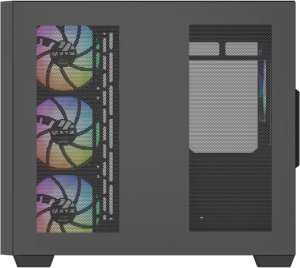 Obudowa XYZ PC GEAR Qubex ARGB czarna (X-CS-QUBEX-B) 3