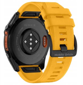 Mobile Origin Easy Strap Watch 20mm Yellow 2