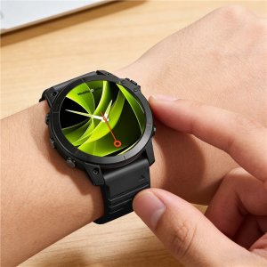 Mobile Origin Easy Strap Silicone Watch 22mm Black 2