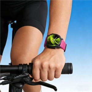 Mobile Origin Easy Strap Silicone Watch 22mm Pink 3