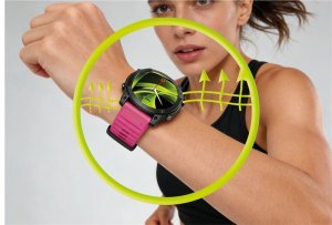 Mobile Origin Easy Strap Silicone Watch 22mm Pink 5
