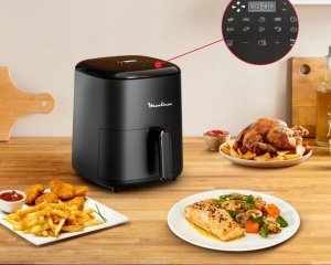 Moulinex 5L Frytkownica beztłuszczowa Air Fryer dla 6 osób, EZ2458 10 prog 3
