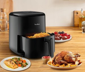 Moulinex 5L Frytkownica beztłuszczowa Air Fryer dla 6 osób, EZ2458 10 prog 4