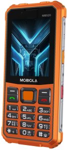 Mobiola telefon dla seniora MB520 TitanX 4G wzmacniany pomarańczowy 128MB 5