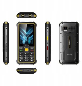 Mobiola telefon dla seniora MB520 TitanX 4G wzmacniany czarny 128GB 2