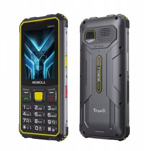Mobiola telefon dla seniora MB520 TitanX 4G wzmacniany czarny 128GB 4