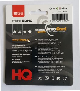 Imro karta pamięci 16GB microSDHC kl. 6 2