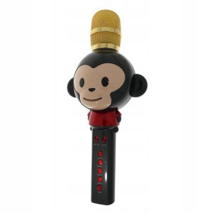 Mikrofon MaxLife Maxlife Animal MX-100 Bluetooth Microphone Karaoke With Build In Speaker / 5W / Voice Modulator / Black 13