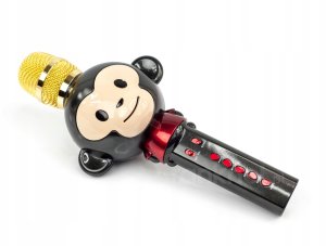 Mikrofon MaxLife Maxlife Animal MX-100 Bluetooth Microphone Karaoke With Build In Speaker / 5W / Voice Modulator / Black 19