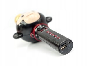 Mikrofon MaxLife Maxlife Animal MX-100 Bluetooth Microphone Karaoke With Build In Speaker / 5W / Voice Modulator / Black 10