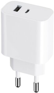 Maxlife ładowarka sieciowa PD QC MXTC-06 1x USB-C 1x USB 20W biała 11