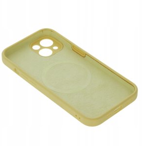 Nakładka Mag Invisible do iPhone 15 6,1" pastelowy żółty 3