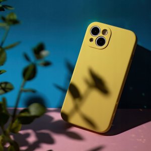 Nakładka Mag Invisible do iPhone 15 6,1" pastelowy żółty 8