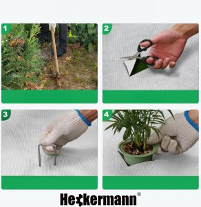 Agrotkanina Heckermann 1,6x10m 50g/m2 Biała Agrowłóknina okrywowa 11