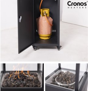 Cronos Tarasowy ogrzewacz gazowy Cronos FSD-H1 Piramida grzewcza 11kW 12