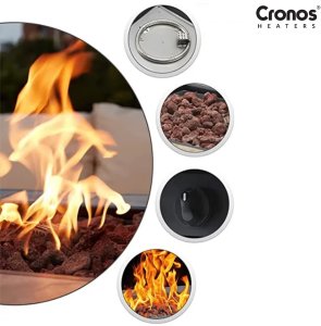 Cronos Tarasowy ogrzewacz gazowy Cronos FSD-H1 Piramida grzewcza 11kW 10