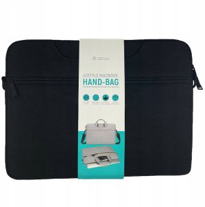 Devia torba do laptopa / MacBooka Justyle 15,4" czarna 7