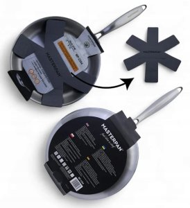 Patelnia stalowa Masterpan 26cm Tri-Ply 3-warstwowa, indukcja, gaz. Premium 3