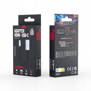 Adapter USB MXHC-01 USB-C - HDMI Czarny  (OEM0002458) 9