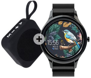 Forever smartwatch ForeVive 3 SB-340 czarny z głośnikiem bluetooth 3W 8