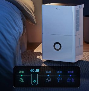 Pro Breeze 30L Osuszacz Powietrza WiFi Zbiornik 4L Timer Wąż Higrometr 2