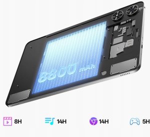 SVITOO P11 Tablet 11" Android 16 20 GB RAM + 128 GB ROM AI Full HD 4