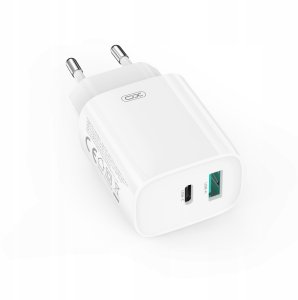 XO ładowarka sieciowa CE29 PD 20W 1x USB-C 1x USB biała 3