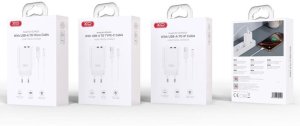 XO ładowarka sieciowa CE34 2x USB 2,4A biała 3