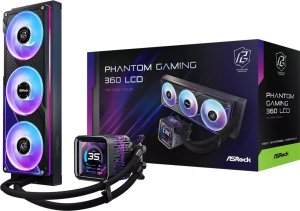 Chłodzenie CPU ASRock Phantom Gaming 360 LCD (90-APGA36-BAAGA5) 11