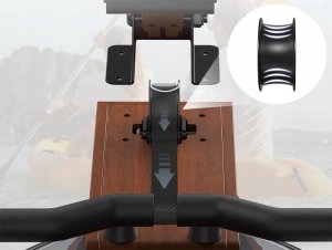 MERACH R14 Wioślarz Wodny do 150kg 22L Podwójna Szyna Trening Domowy 4