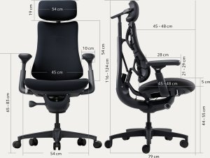 Krzesło biurowe LiberNovo Omni Dynamic Czarne 15