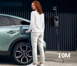 Schuko Mobilna ładowarka Typ 2 do aut elektrycznych 16A Regulacja LED 3