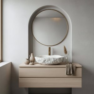 Umywalka nablatowa Rea Isla Shiro 6