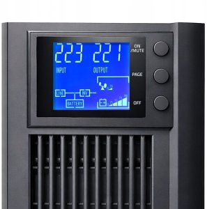 Qoltec Zasilacz awaryjny UPS Pure Sine Wave | 1kVA | 800W | AVR | LCD | Czysty Sinus 5