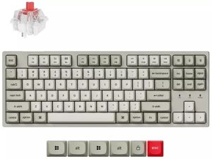 Klawiatura Keychron C1 Pro 8K QMK Keychron Super Red (4894979036094) 2