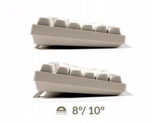 Klawiatura Keychron C1P 8K RGB Wireless Brown 5