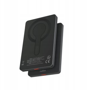 Maxlife power bank bezprzewodowy MXPB-05 20W PD 5000 mAh magnetyczny czarny 9