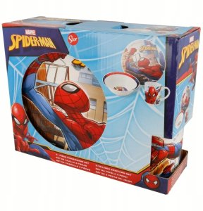 SPIDERMAN 3-pcs. ceramic dining set -plate/bowl/mug 4
