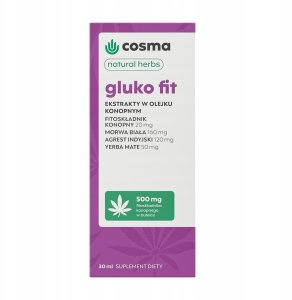 NOW Foods COSMA_Natural* Herbs Gluko Fit suplement diety 30ml 2