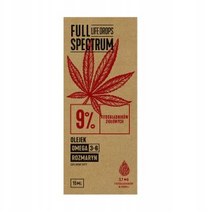 FULL SPECTRUM_Olejek Konopny CBD + CBDa 9% suplement diety 15ml 4