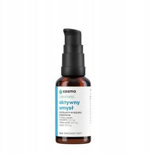 NOW Foods COSMA_Natural* Herbs Aktywny Umysł suplement diety 30ml 4