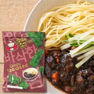 Tao Kae Noi Crispy Seaweed sos Jajang koreański z czarnej fasoli nori 32g 4