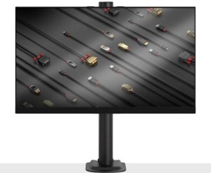 Stały uchwyt na pojedynczy wyświetlacz o krótkiej projekcji - czarny 2